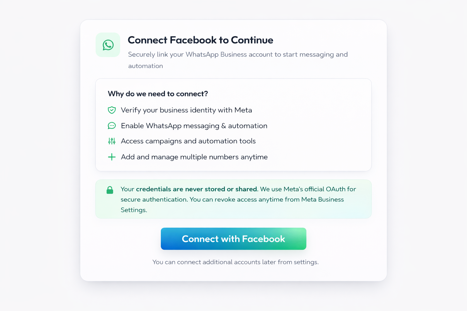 facebook connect